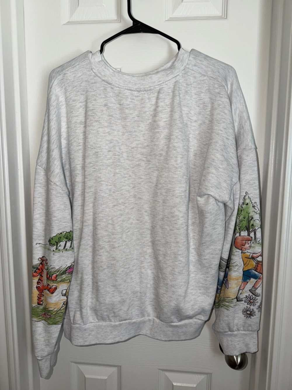 Winnie the Pooh & Friends Light Gray Scenic Sweatshirt - Picture 2 of 2